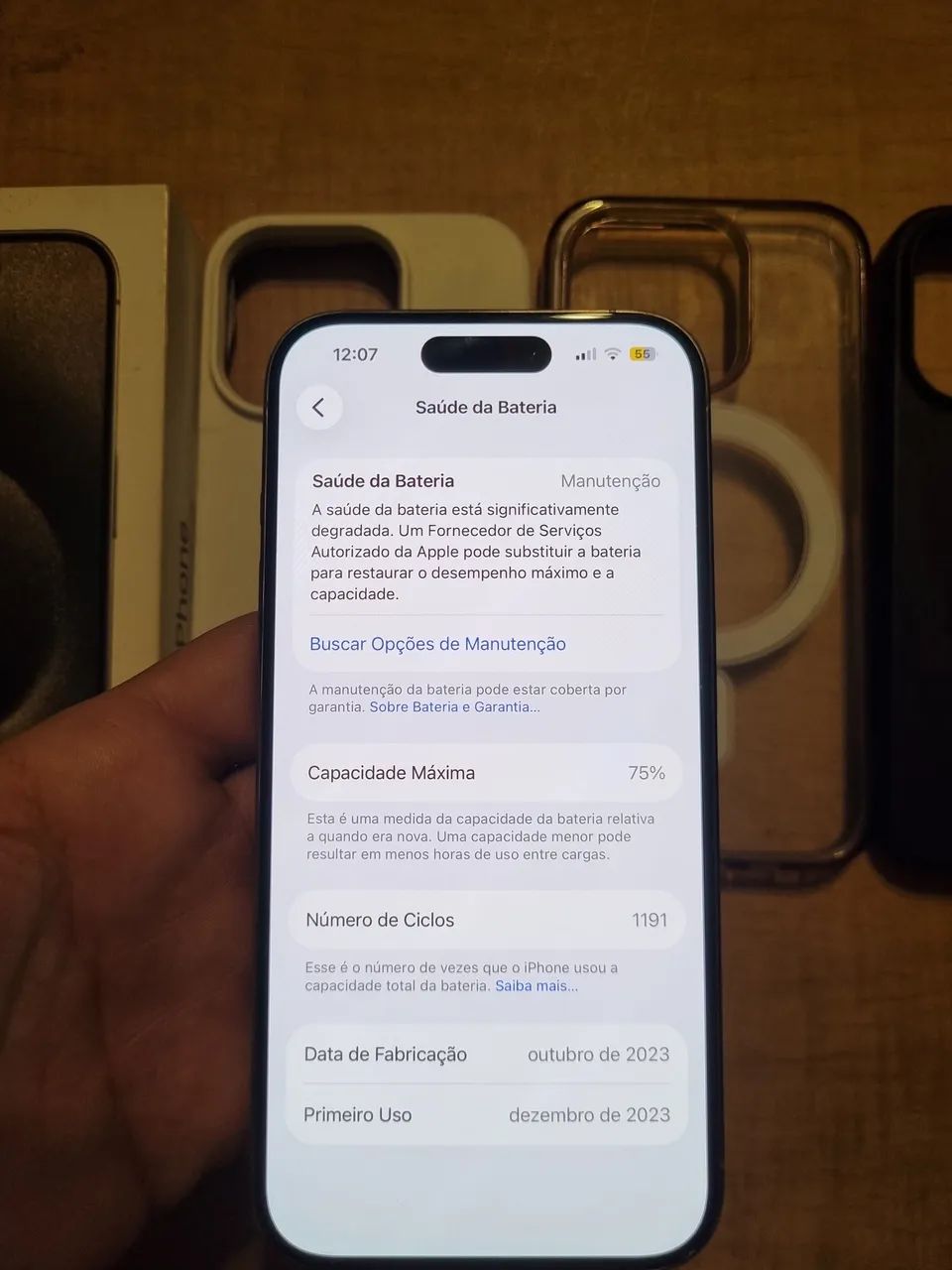iPhone 15 Pro 128GB com caixa  - Foto 5