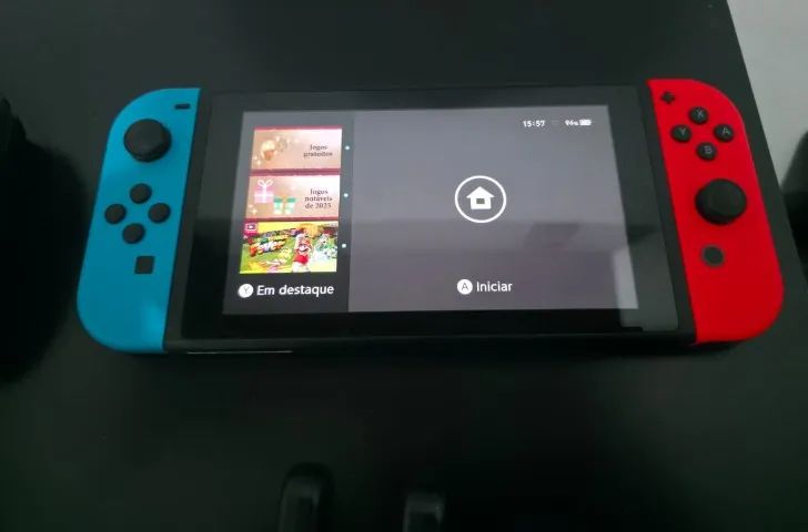 Nintendo Switch V2 + Pro Controller original nintendo  com caixa - Foto 4