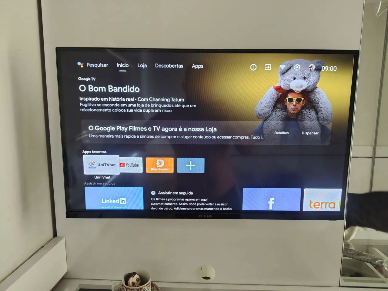 Smart Tv 32" Aiwa, com Google Android tv