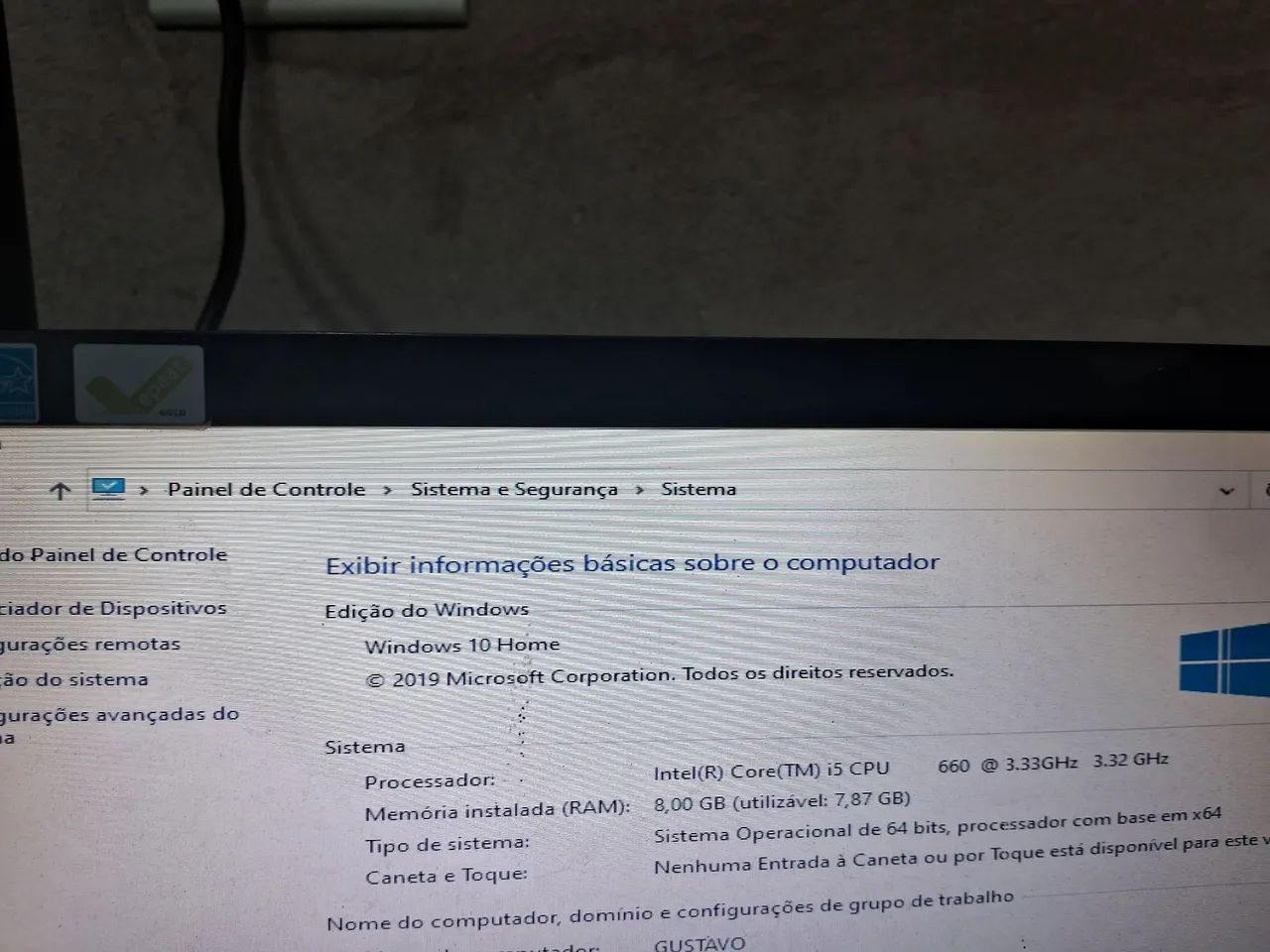 Vendo computador i5 com 8 gigas de memória ram R$ 599 - Foto 2