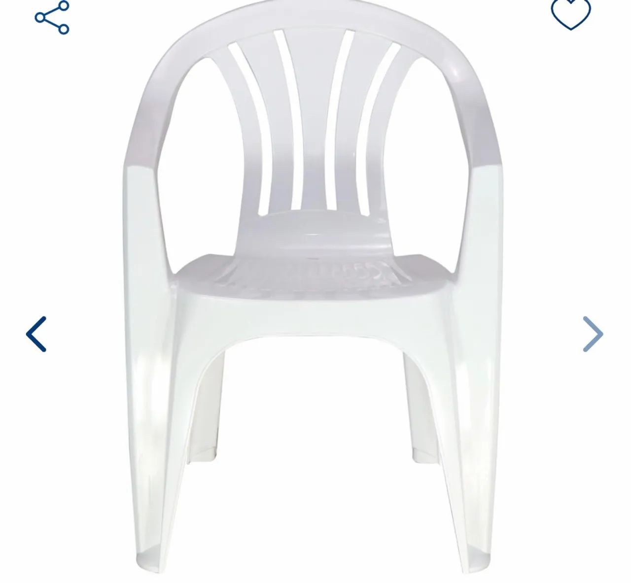 Cadeira de plástico 