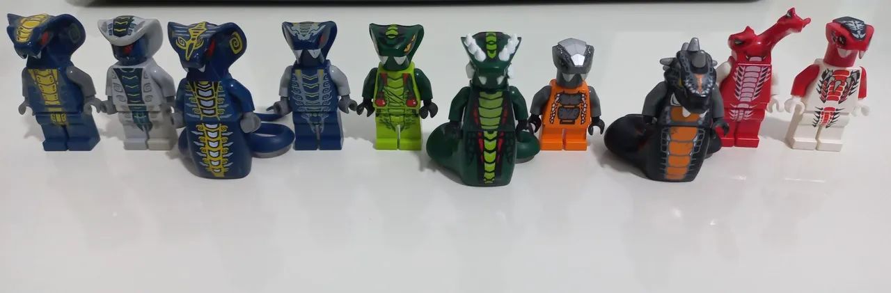 LOTE LEGO Ninjago Serpentine em PERFEITO ESTADO