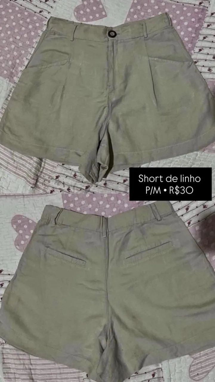 Short de linho 