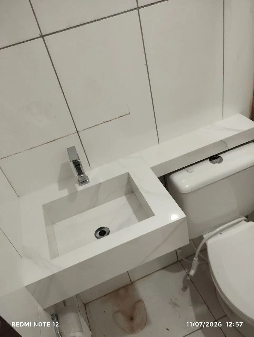 Bancada de porcelanato 