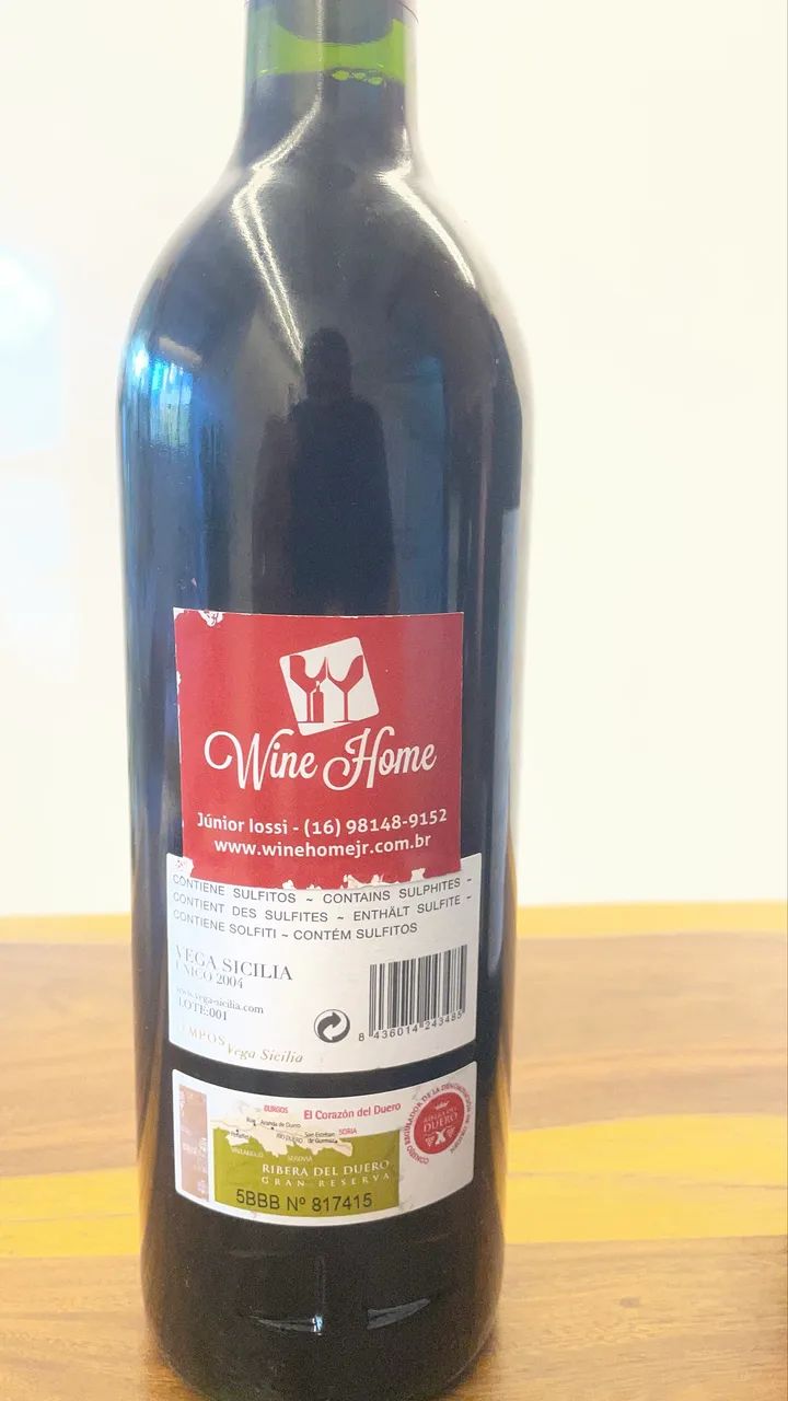 Vinho Vega Sicília único 2004  - Foto 2