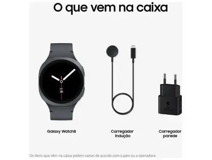 Galaxy Watch8 BT 40mm - Grafite - Foto 2