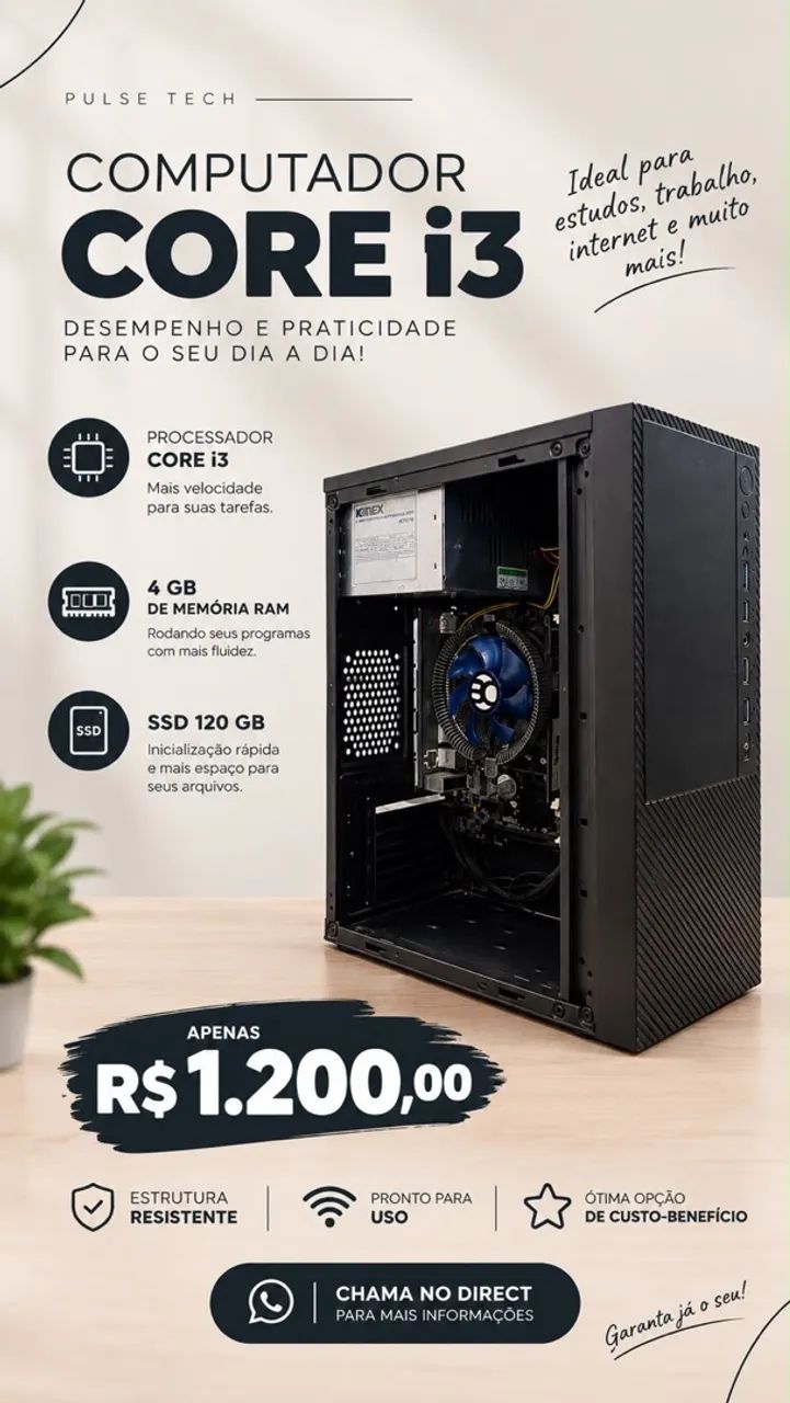 Computador core i3