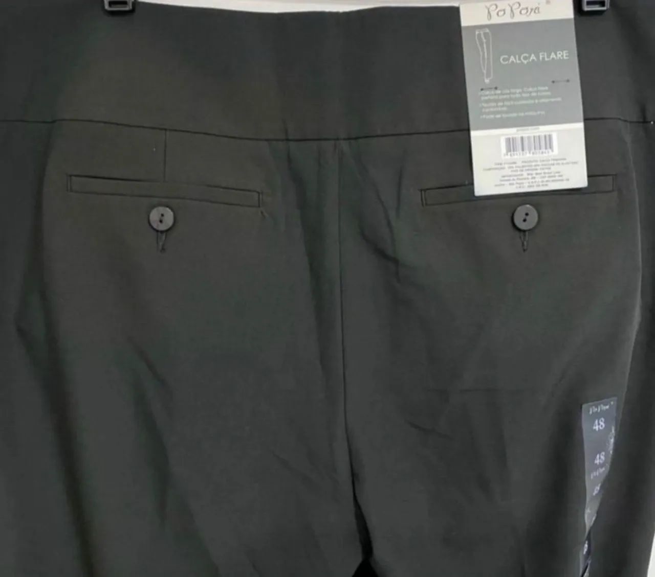 Calça flare preta nova tamanho 48  - Foto 5