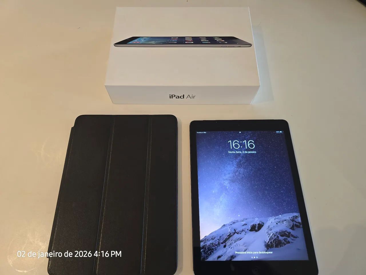 iPad Air 1ª Geração 64GB (4G + GPS) - Completo na Caixa + 3 Teclados e Capa original - Foto 6