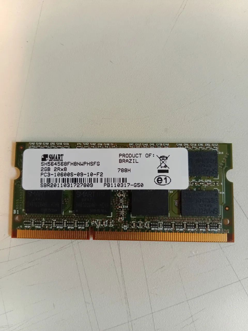 2 pentes de Memória Smart PC3 10600 2GB - Foto 4