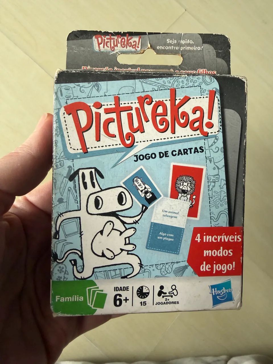 Jogo de cartas pictureka completo 