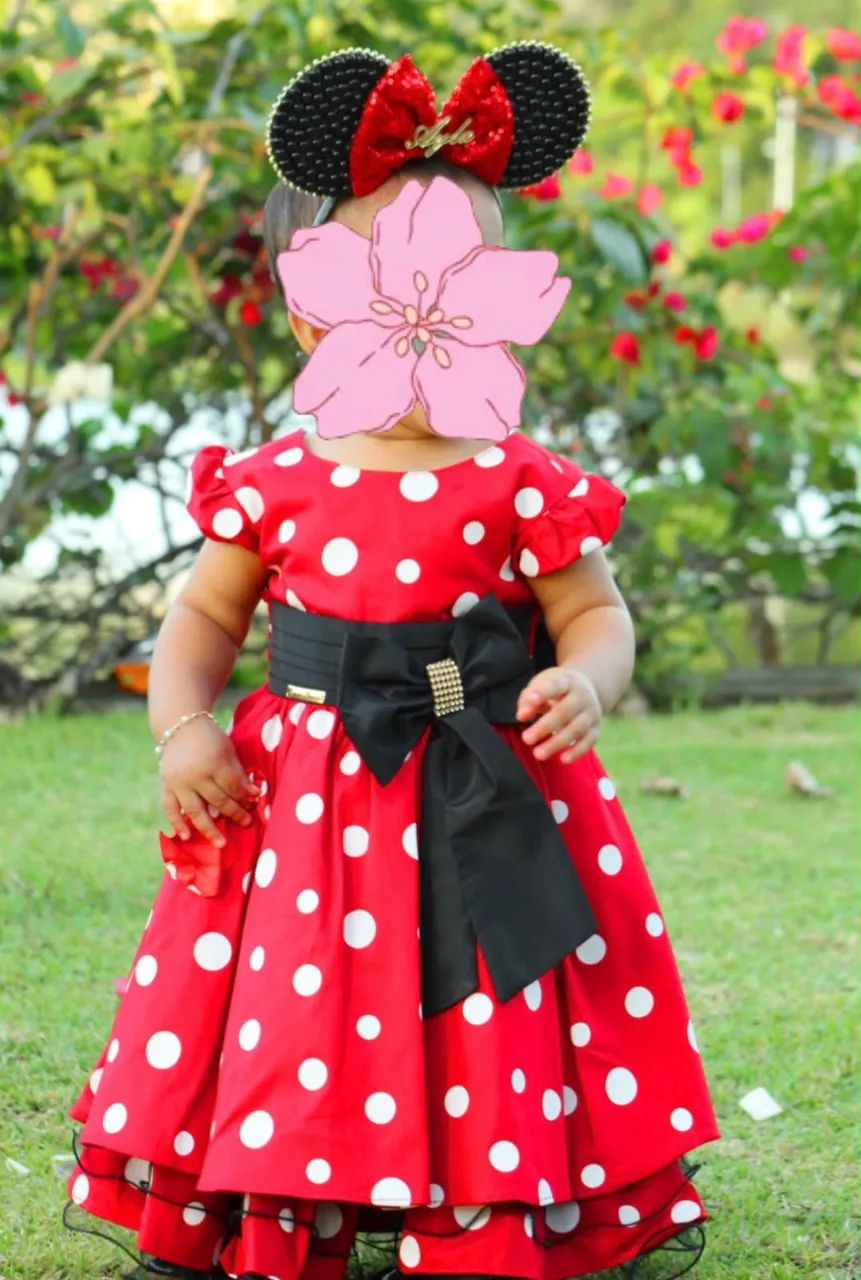 Vestido infantil minei  - Foto 2