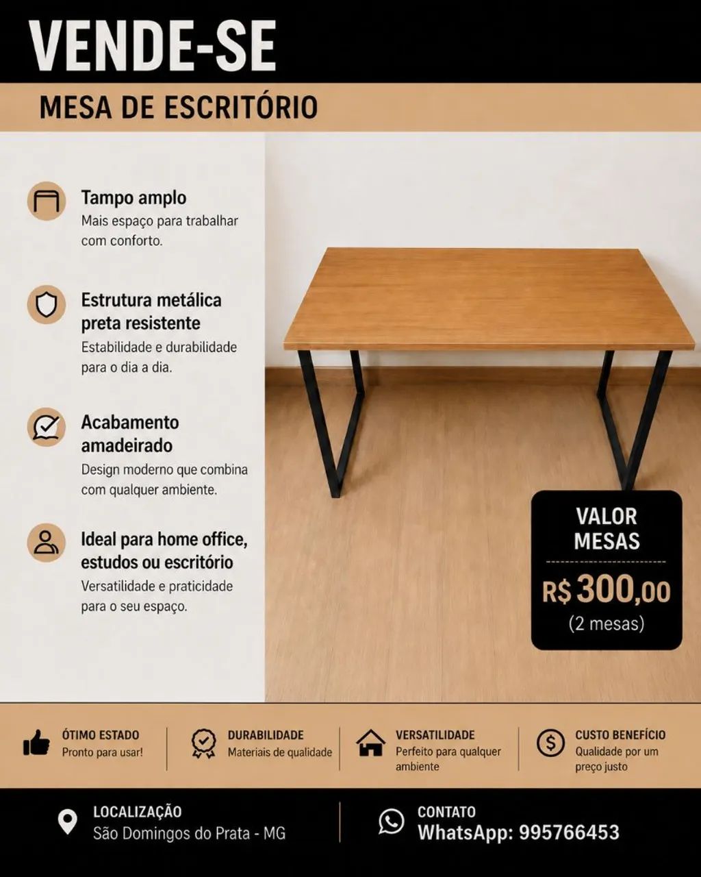 Mesa de Escritório 