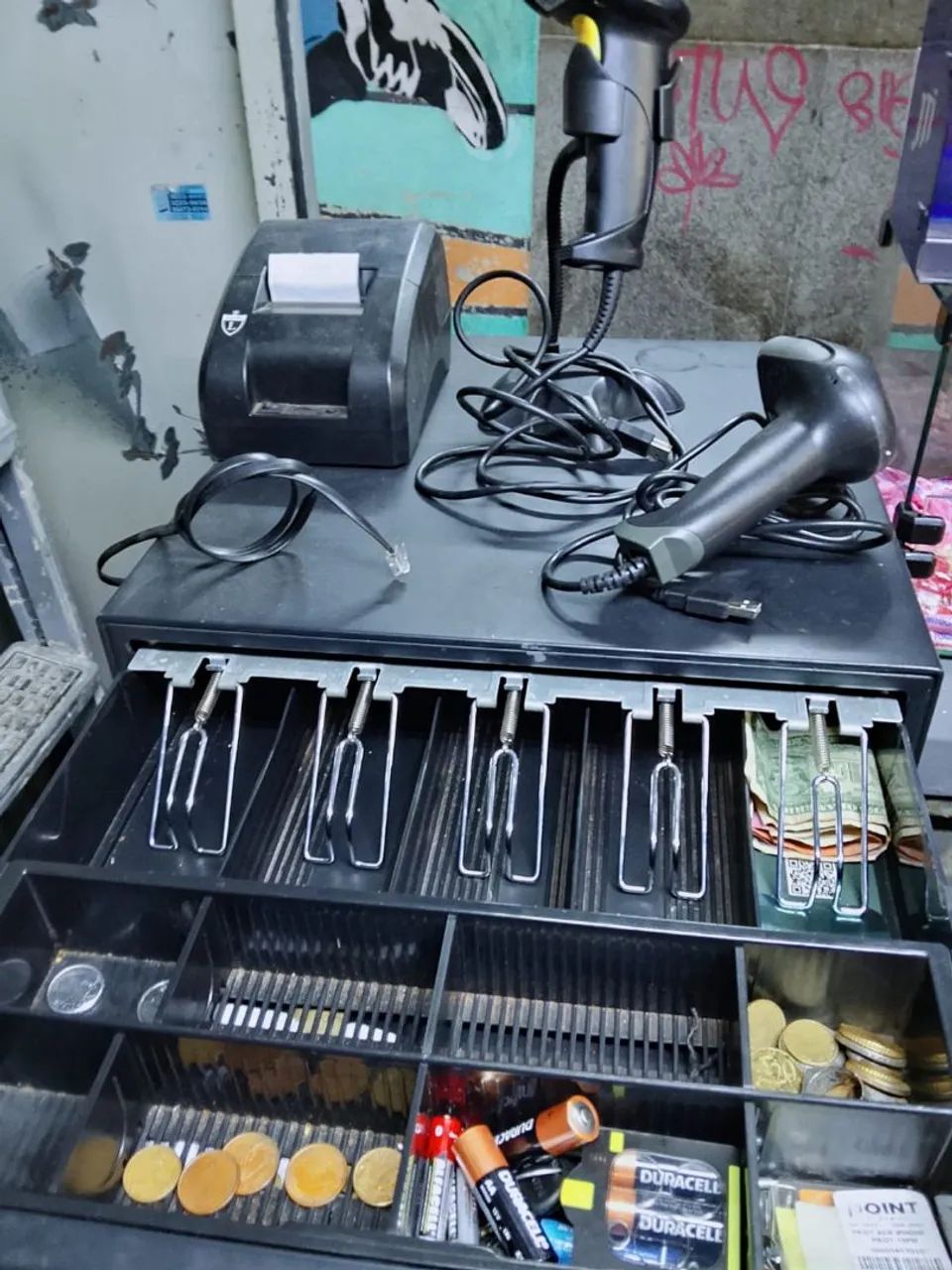 Kit PDV Completo - Gaveta Automática Brasil Forte + Impressora + 2 Leitores $500 - Foto 4