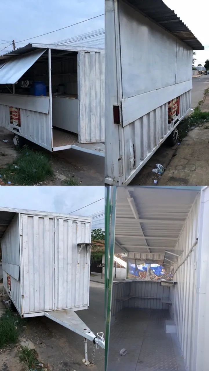 Trailer / Carretinha para Lanches e Comércio - Estrutura em Metal - Foto 4