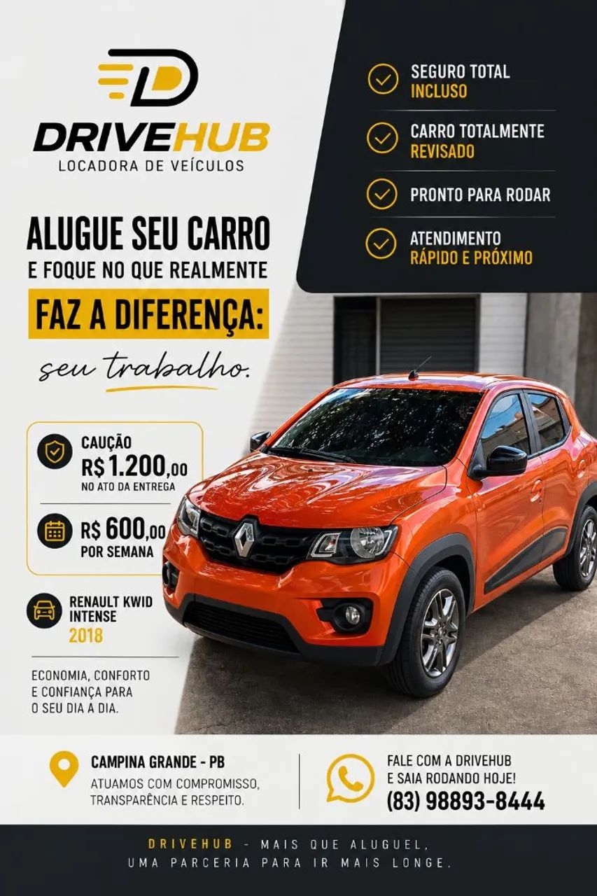 DriveHub locação veicular (uber/99/indriver) - Foto 2