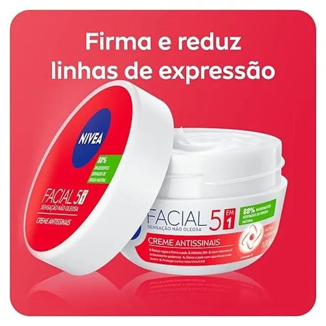 Creme nivea antissinais 5 em 1 de 100g  - Foto 3