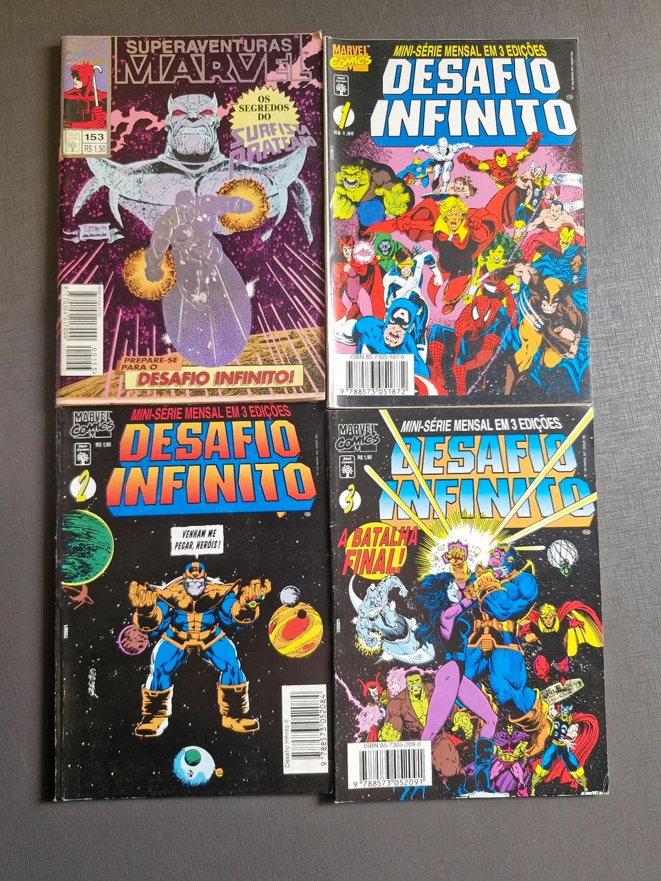 Desafio infinito + introdução (4 gibis)