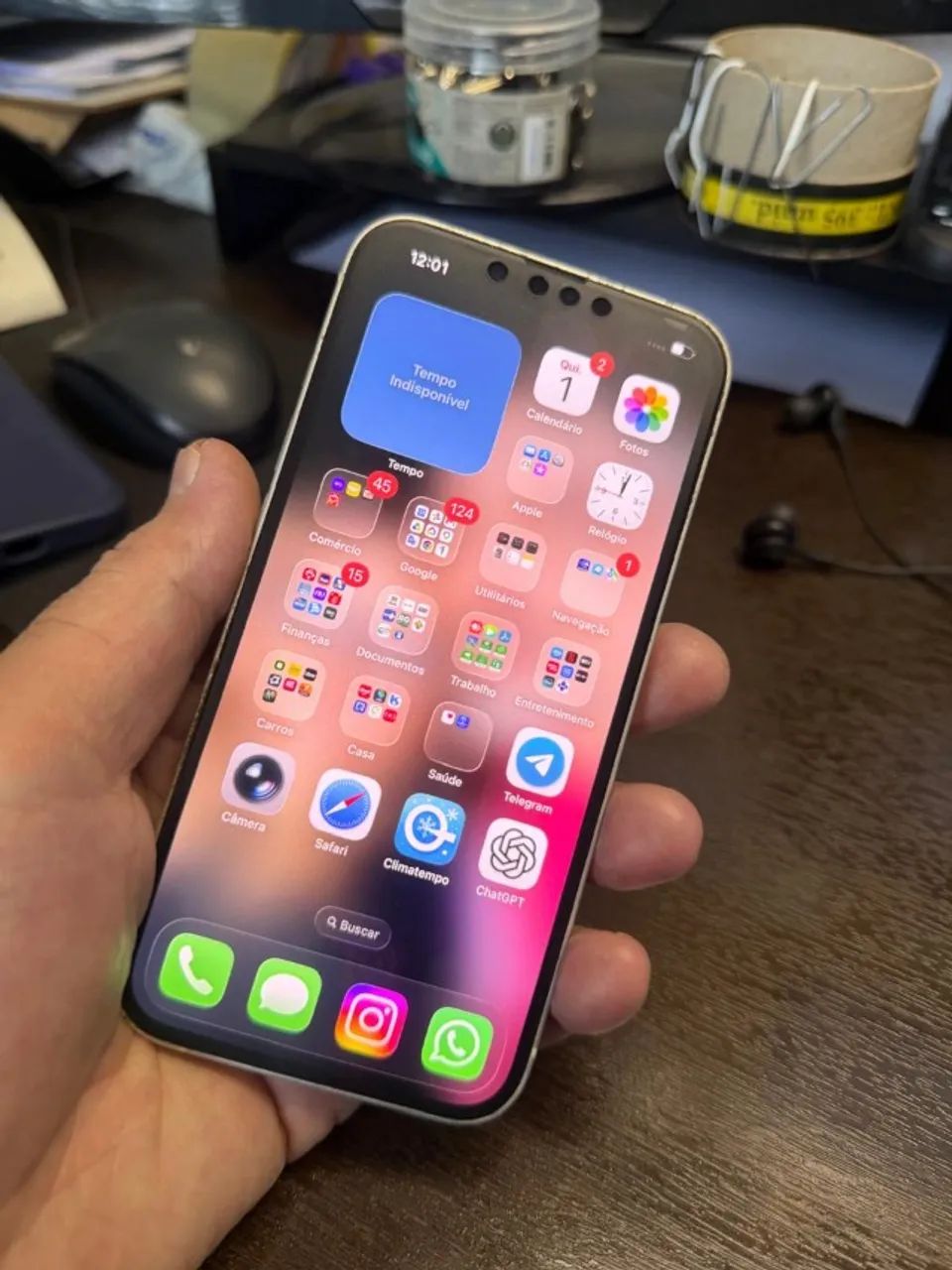 iPhone 13 - Branco - Perfeito - Bateria 84% - 128Gb - Completamente Original