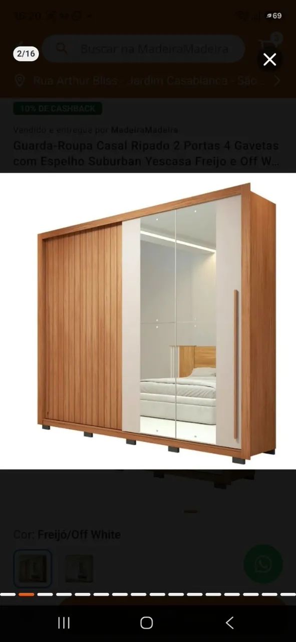 Guarda roupa casal - Foto 2