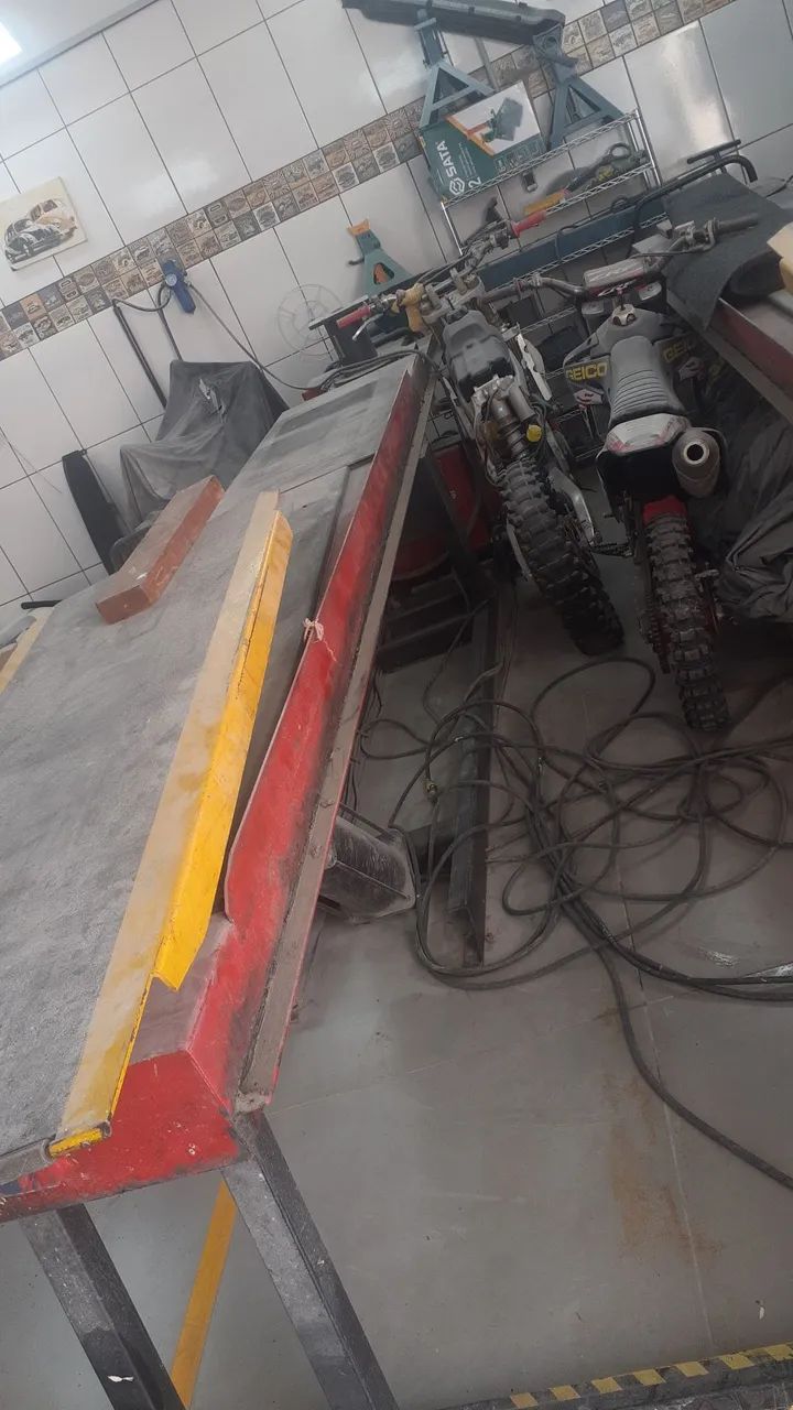 Vendo rampa aliadora completa 