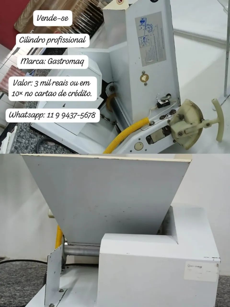 CILINDRO PROFISSIONAL PARA MASSAS