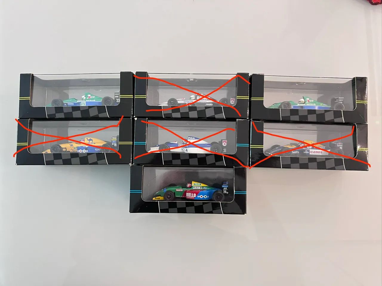 Miniaturas F1 anos 90 Onyx 1/43