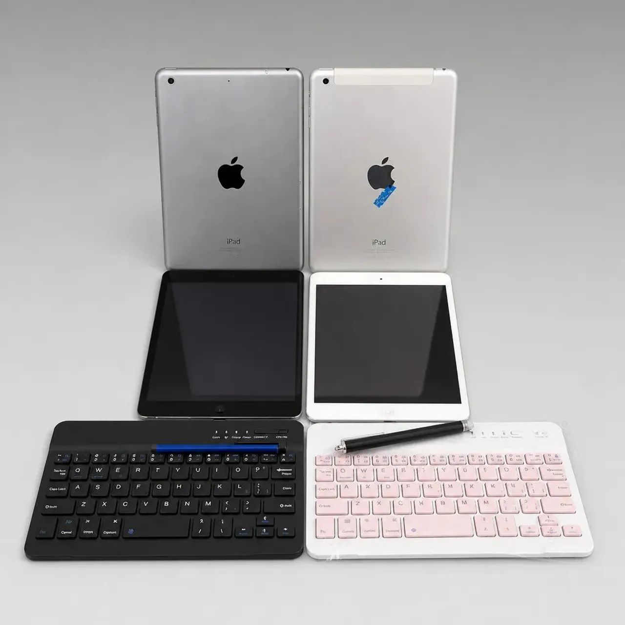Tablet iPad Apple mini 2 com teclado e caneta 
