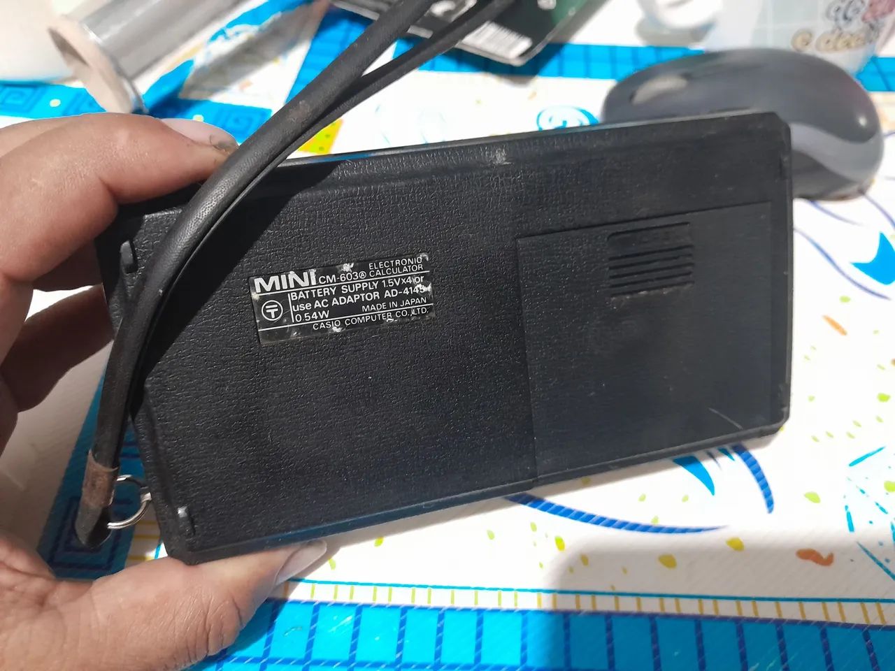Raridade 1972: Calculadora Casio Mini CM-603 - Vintage/Colecionador - Foto 4