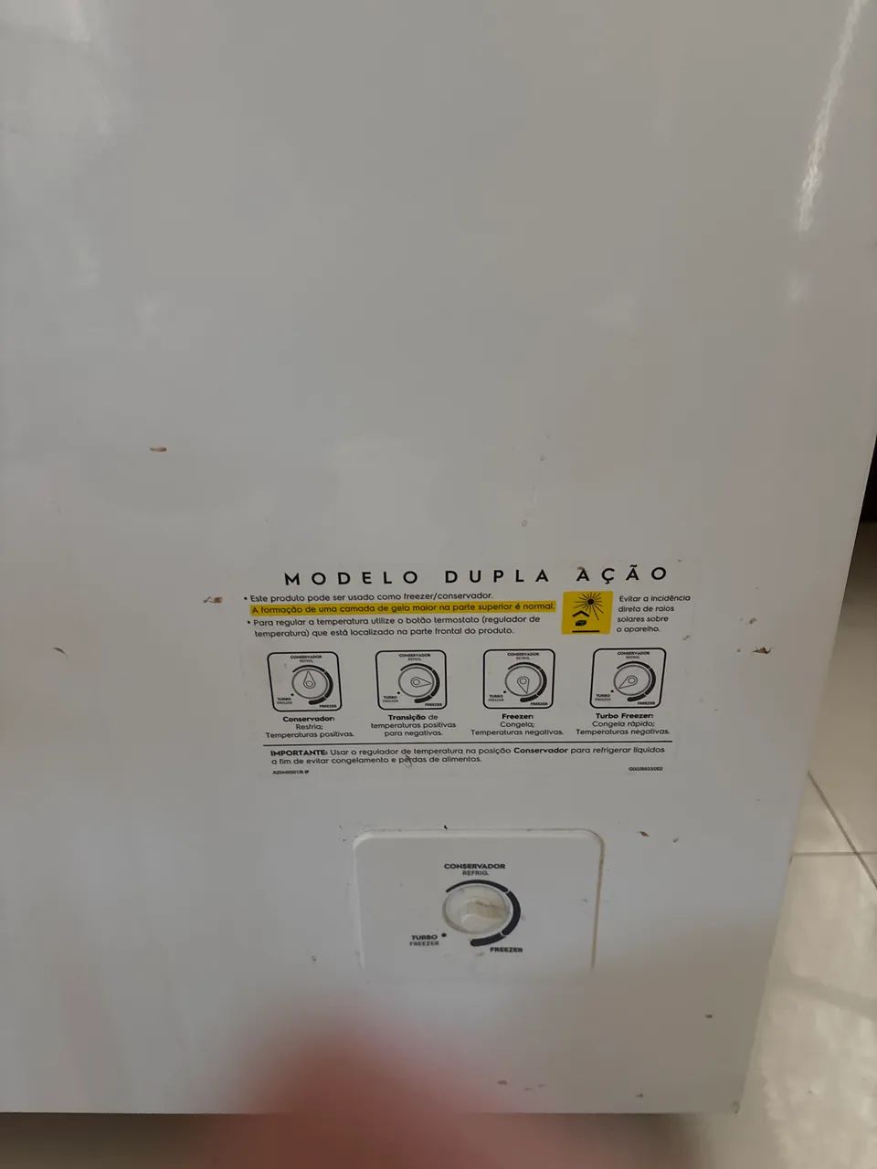 Prosdocimo modelo dupla ação Electrolux 2 portas