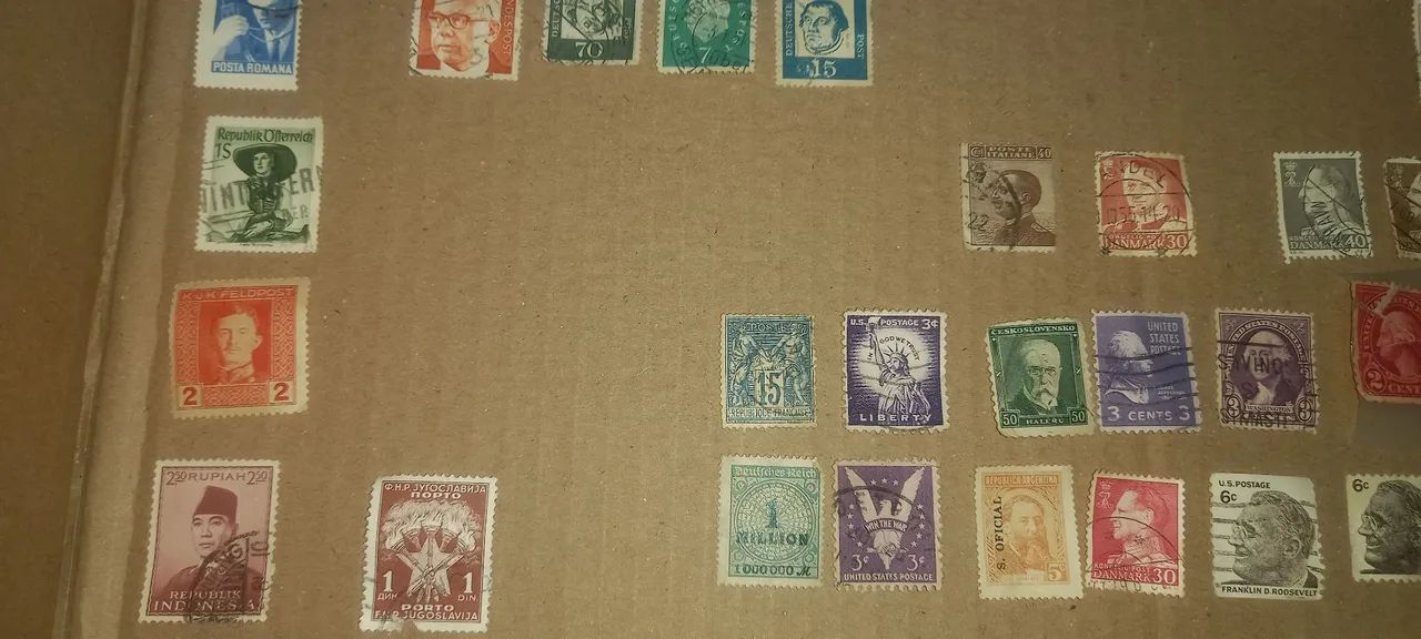 Selos antigos combinar valor  - Foto 2