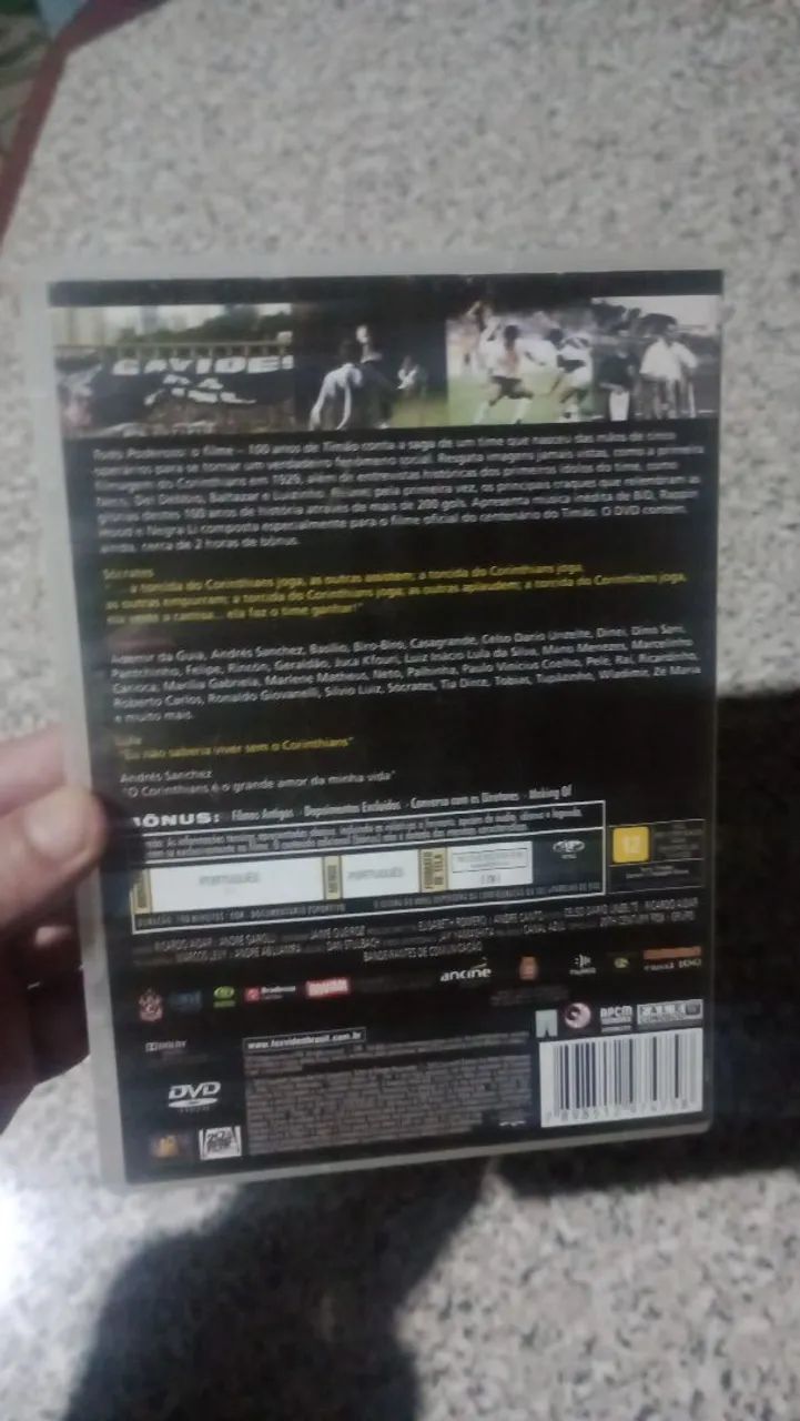 DVD Original Corinthians Todo Poderoso O Filme 100 Anos De Timão  - Foto 2