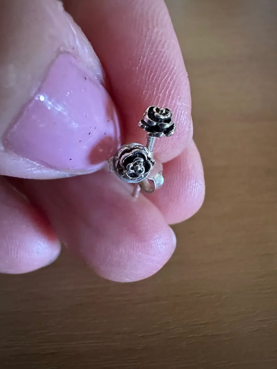 Brincos prata de bali flor - Foto 4
