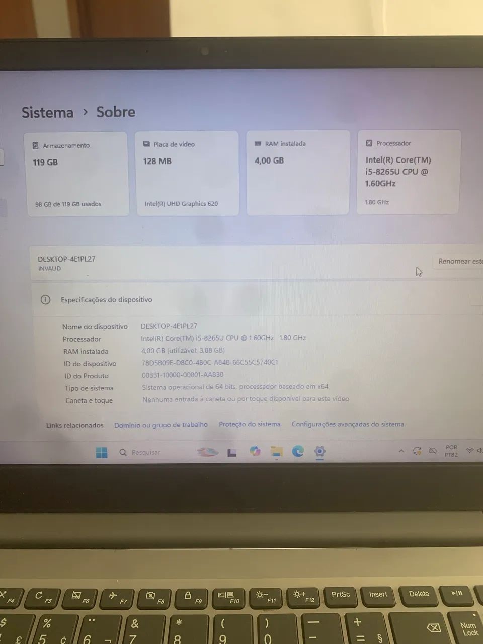 Notebook Lenovo