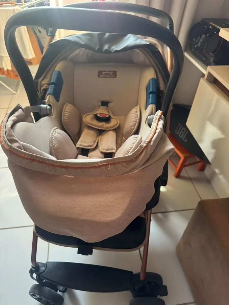 Carrinho de Bebê Com Bebê Conforto Burigotto - Foto 5