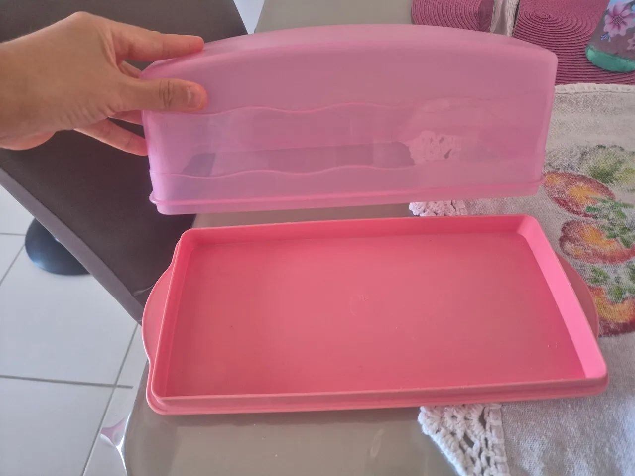 Porta pão tupperware - Foto 2