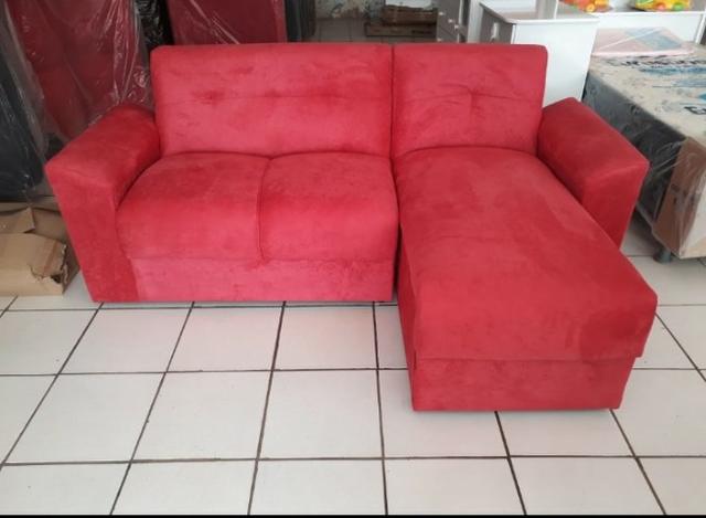 (Solicite e Receba No Mesmo Dia)Lindo Sofa Chaise Novo Super Barato Apenas 499,00 - Foto 4