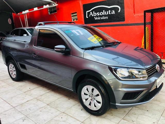 Saveiro 2017 trendline 1.6 flex completa, único dono !!! - Foto 4