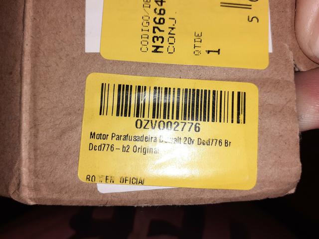 Motor de 20v Dewalt parafusadeira ou furadeira - Foto 3