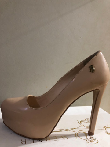 sapato scarpin nude