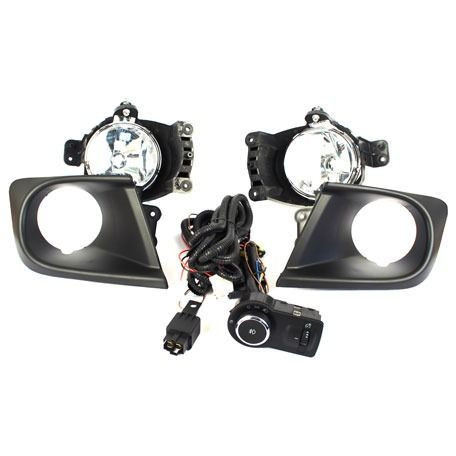Kit Farol de Milha-Neblina Para Todos os Carros - Botão Original e Moldura