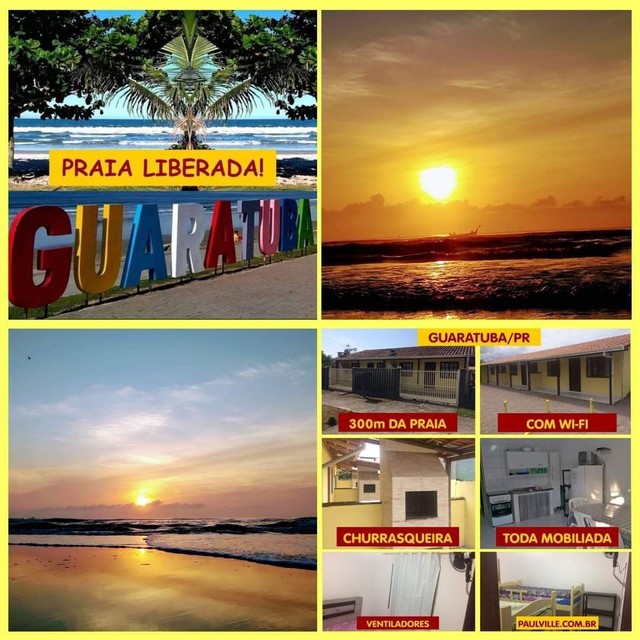 Casas praia Gua.ra tuba poucos metros do M.A.R