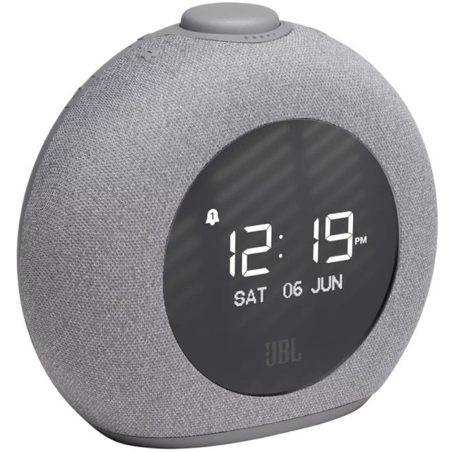 Rádio Relógio JBL Horizon 2 FM/Bluetooth Cinza
