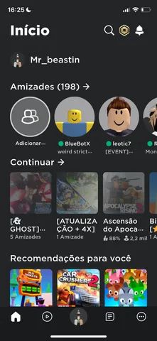 Conta de roblox upada em muitos jogos ( - Roblox - Outros jogos