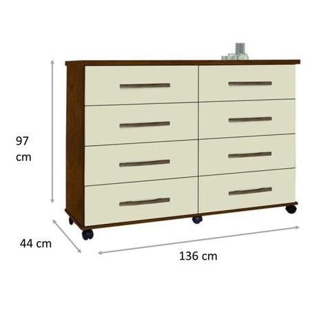Cômoda Jade 8 Gavetas - Ultimas Peças - Fazemos Entrega - Foto 2