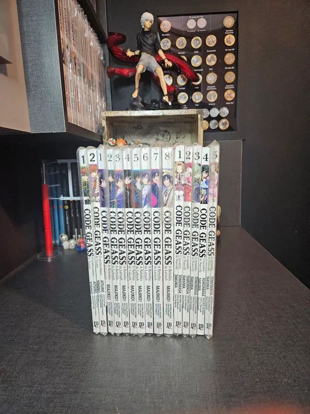 Coleção: Code Geass - A Rebelião de Lelouch (08 volumes)