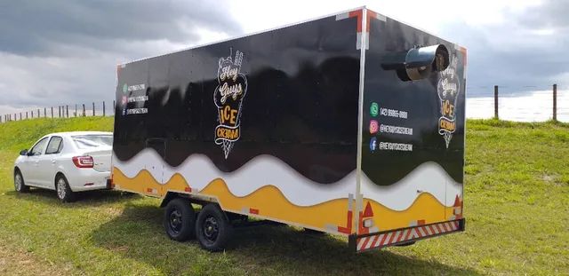 Treiler 5x2m Food Truck Trailer Foodtruck