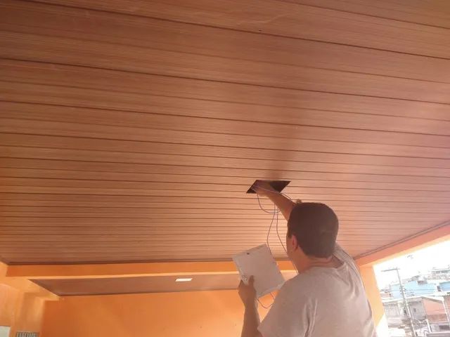 Forro de pvc instalado 