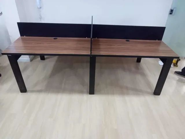 MOVEIS DE ESCRITÓRIO Estaçao de trabalho nova 4 posições****leia a descrição**** - Foto 3