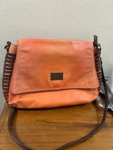 BOLSA EM COURO LÁ MARTINA  SEMINOVA - Foto 2